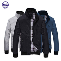 Veste bomber d'hiver pour homme, décontractée, de sport, imperméable, respirante, écologique, avec col montant - Vente en gros