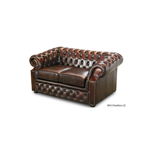 Chesterfield Sofa BAS CHARLSTON B Living Room Set Classical Modern Furniture Genuine Leather High Durability 3 Seater Multiple - Product Image 1