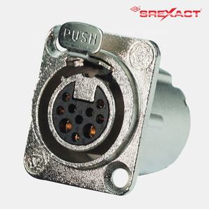 Conector Cat5e de 10 pines RJ45 Montaje en panel hembra Categoría de producto de alimentación de red Conectores de alta calidad para uso profesional - Product Image 4