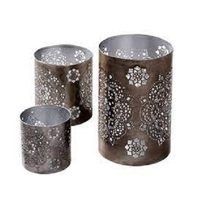 Vela de Metal acabada de gran calidad votiva recién llegada jardín decorativo votiva de Metal para Navidad exportador al por mayor - Product Image 1