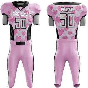 Uniforme de football américain de toutes les tailles, best-seller, uniforme de football américain de meilleure fabrication OEM, nouveau design - Product Image 2