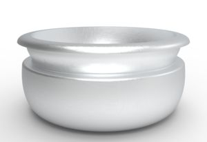 Bol décoratif en aluminium plaqué or, 10 pièces, Base éléphant plaqué Nickel pour les fournitures de mariage et de fête - Product Image 5