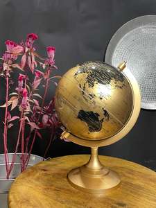 Rotating Vintage Classy Design Globe with Stand Metal Elegant Rotating Globes for Decor and Gifting Suppliers India - Product Image 6