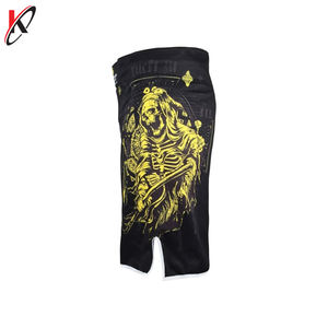 กางเกงขาสั้นต่อสู้ระบายอากาศลายมังกรสำหรับ MMA มวยไทยกางเกงมวยไทยเล่นคิกบ็อกซิ่งออกกำลังกายพิมพ์ลายเสือ - Product Image 4