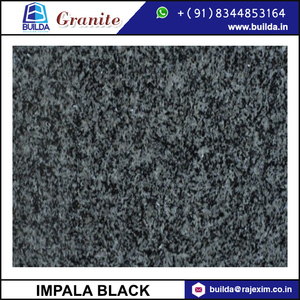 Noble Impala Black Cutter Granite Slabs 3CM High-Performance Polished Granite for Countertops, Commercial Projects and Exterior - Product Image 2