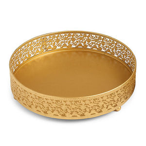 Latest Design Rectangular Serving <b>Tray</b> with Designer Black and Gold Metal Handles Fruits <b>Snacks</b> Serving <b>Tray</b> - Product Image 1