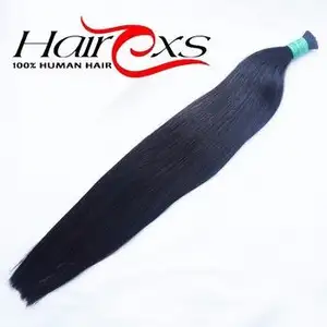 Meilleure qualité 100% naturel droit Remy Extension de cheveux épais malaisien et brésilien cheveux vierges teints en gros approvisionnement en vrac - Product Image 1