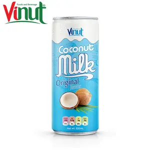 VINUT 320ml lait de coco original fournisseurs en gros personnalisation graphique NFC ODM Service OEM