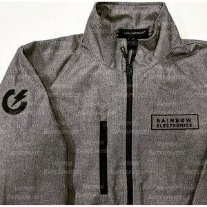 Chaquetas cortavientos a prueba de agua de invierno para hombre, cuello levantado de nailon y poliéster de talla grande para caza al aire libre - Product Image 2