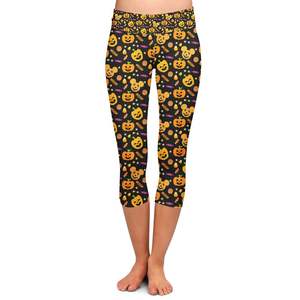 Leggings pour femmes Pantalons de yoga pour adultes, vêtements quotidiens, vente en gros de leggings rayés extensibles en coton pour femmes - Product Image 5