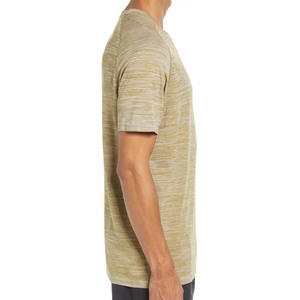Camiseta informal de manga corta para hombre, ropa de rendimiento atlético, con cuello redondo, color marrón, con estampado de velocidad, 2,0 - Product Image 4