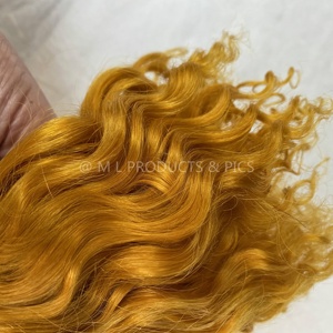 2025 Extensiones de cabello de muñeca <span class=keywords><strong>Mohair</strong></span> Cabra Yak Trama de cabello <span class=keywords><strong>para</strong></span> <span class=keywords><strong>muñecas</strong></span> Cabello Tipo rizado - Product Image 4