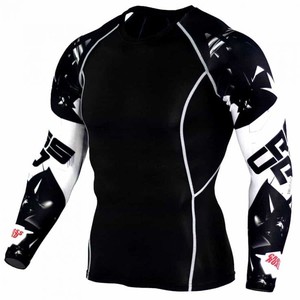 Rashguard NOUVEAU DESIGN Unisexe Manches Longues Spandex/Nylon Vêtements de Sport pour Adultes - Product Image 5