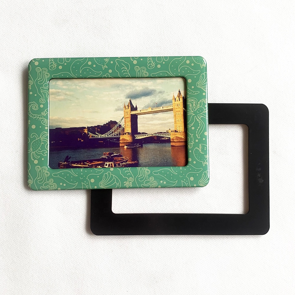 Photo Frame Family Fridge Decorative Magnet Luxury Frames