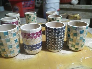 Original shaped and color bamboo cup, food safe cup made from bamboo now on sale - Product Image 2