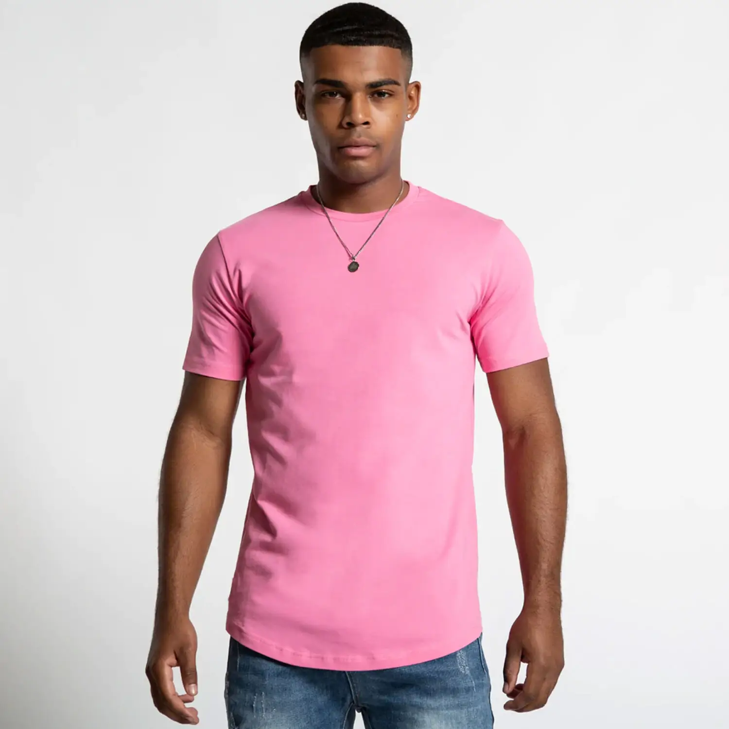 Best Quality Sale Wholesale 220g High Quality Plain Cotton T-shirt Slim Fit Custom Men T Shirt 2022