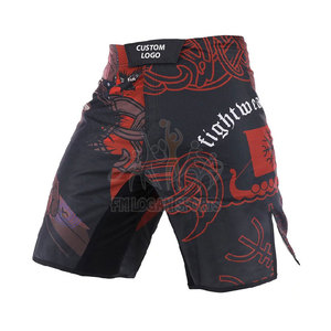 Pantalones cortos sublimados de poliéster, Shorts de lucha, servicio OEM, personalizado - Product Image 1