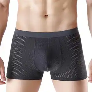 Private Label Mesh Underwear Breathable Wholesale Tight Boxer Briefs Stretchable Mesh Boxer Briefs All Sizes Low MOQ