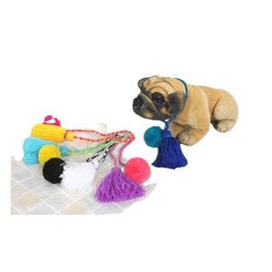 Borla con pompón de Animal, decoración hecha a mano, India - Product Image 1