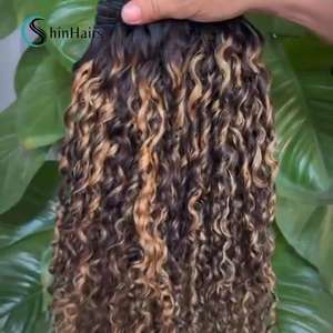 Producto más vendido en Alibaba en esta temporada Color natural Pixel rizado envío rápido puede cabello vietnamita crudo personalizado cabello crudo - Product Image 3