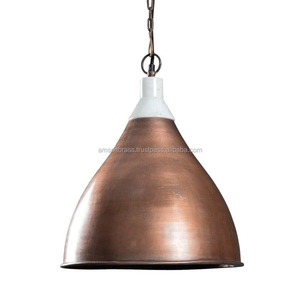 Modern Design Hanging Pendant <b>Shade</b> Industrial <b>Lamp</b> for Hanging Modern <b>Lamp</b> <b>Rose</b> <b>Gold</b> Finished Metal - Product Image 3