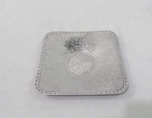 Premium Hot Sale Fancy Luxury Aluminum <b>Square</b> Shape Tray with Nickel Finish for Home Decoration and Living Room Kitchen Usage - Product Image 5