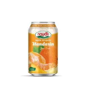 330ml Aluminium dose Frisches Mandarinen saft getränk Großhandels preis ODM OEM tropisches Saft getränk