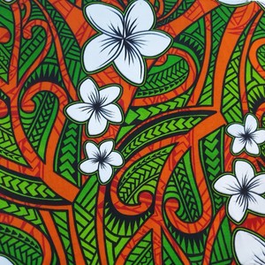 Samoan-tela estampada Polinesia hawaiana, hibisco - Product Image 5