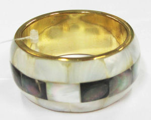 <b>Mother</b> of Pearl Napkin <b>Ring</b> Home Decorative Item for Desk and Dinnerware Flower Design MOP Napkin <b>Ring</b> and Sale - Product Image 5