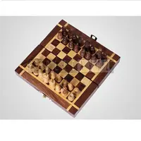 Juegos de ajedrez deportivos plegables de madera para interiores