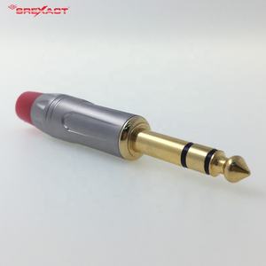 Estéreo TRS 6,35mm Aleación de zinc Conector de audio chapado en oro 1/4 Dispositivos de conexión para mejorar la calidad del sonido - Product Image 6