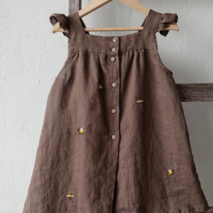 -BEAUTIFUL---NEW--CUTE-Bébé-FROCK---WITH ÉLÉGANT MANCHES ROBE & son personnaliser dans n'importe quelle taille et couleur = 2021... - Product Image 1