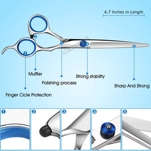 Ciseaux de coupe de cheveux en acier inoxydable, de 6.5 pouces, nouveau, pour coiffeur et barbier, professionnel - Product Image 3