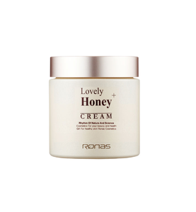 Cosmético Coreano RONAS Lovely Honey Cream, Crema Reafirmante, Nutritiva, Hidratante y Antienvejecimiento con Glicerina, 100 ml, Loción para el Cuidado de la Piel - Product Image 1