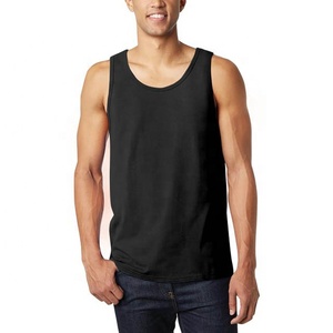 Débardeurs d'entraînement personnalisés PIHA SPORTS en coton 100% avec broderie et impression numérique pour hommes - Course à pied, Musculation, Exercice, Gym - Product Image 3
