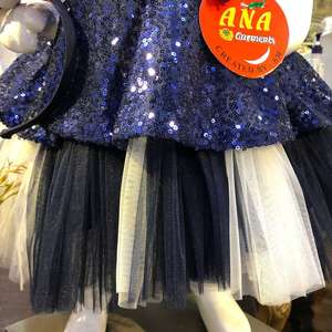 Vestidos de algodón con tirantes finos para niñas, tutú informal de 9 a 48 meses, venta al por mayor - Product Image 5