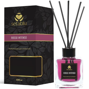 โรสโซ อินเทนโซ 500 มล. น้ำหอมปรับอากาศแบบก้านไม้หอมในขวดแก้วรักษ์โลก พร้อมน้ำหอมหลากสี ผลิตในตุรกี รับผลิตแบรนด์ส่วนตัว - Product Image 1