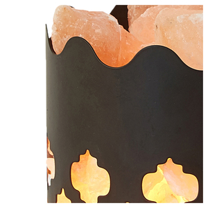 Nouvelle arrivée du meilleur fournisseur lampe de panier de sel de l'Himalaya sculptée à la main forme personnalisée décoration de la maison IMPEX artisanat naturel - Product Image 3