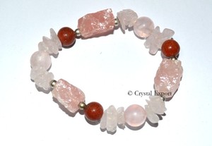 Get Online Rose Quartz Fashion <b>Bracelets</b> : Rose Quartz Fashion <b>Bracelets</b> for Sale - Product Image 2