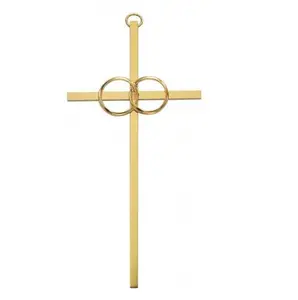 Metalen Muur Kruis Beste Voor Gebed Indoor Decor Kerk Ontwerp Kruisbeeld Religie Kerk Jezus Christus Kruis