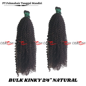 Extensions de cheveux humains indonésiens 100% Remy, double épaisseur, pointes pleines, en vrac - Product Image 3