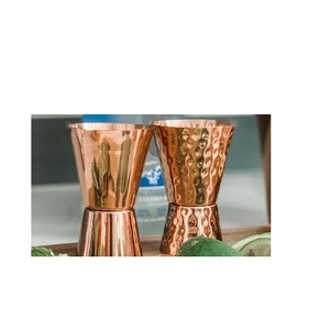Jigger de bebida de vidrio de tiro de cobre con pulido para alimentos, Whisky de grado seguro, Gin, ron, Vodka, gran oferta - Product Image 2