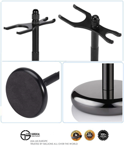 Soporte de afeitado negro mate para maquinillas de afeitar Producto de calidad premium - Product Image 3