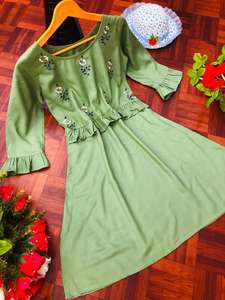 ชุดเดรสผ้าอินเดียสำหรับผู้หญิงผ้าคอตตอนดีไซน์แบบเรียบง่ายและแฟนซีสีไซน์แฟชั่นล่าสุด - Product Image 2