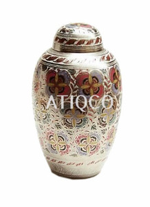 Solid Gold Brass American Style Cremation Funeral Urn Latest Modern Metal <b>Jar</b> Attractive Iron Design Hot Selling Smart Metal <b>Jar</b> - Product Image 4