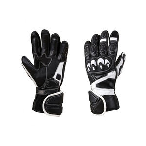 摩托车透气硬关节隐形骑行手套黑色男女s.m.