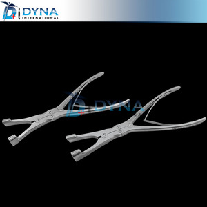 Forceps à molaires équin avec mâchoire dentée en acier inoxydable léger – Instruments vétérinaires - Product Image 1