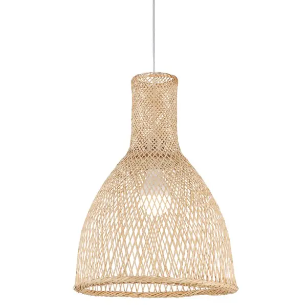 Melhor escolha preço barato rattan lâmpada pingente tecer solto elegante em camadas rattan teto lâmpada