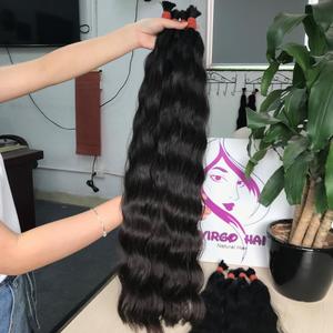 Extensiones de Cabello Natural Ondulado Liso Sedoso Vietnamita 100% Remy Negro a Granel para Venta en Ucrania, Bielorrusia y Rusia - Product Image 2