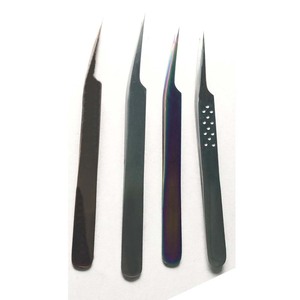 Professional Pro Straight Eyelash Tweezers Sustainable <b>Lash</b> Extension Private Label Eyelash Beauty Tools Stainless Steel Durable - Product Image 5